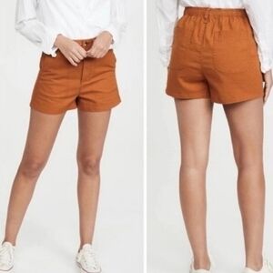 Madewell The Perfect Vintage High Rise Shorts Burnt Orange Womens Size Small